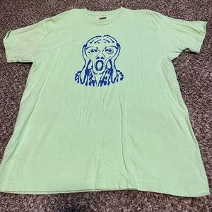 Men’s Supreme Green Alien Shirt size XL